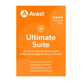 Avast Ultimate 2026 1 User 1 Year Product Key Email Delivery