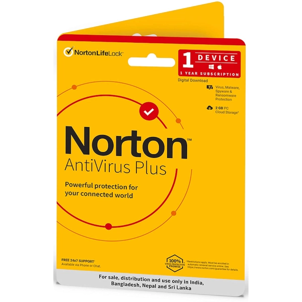 Norton Antivirus Plus 1 User 3 Year Email Delivery