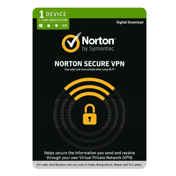 Norton Secure VPN (PC, Android, Mac, iOS) 1 Device 1 Year Product key