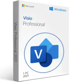 Microsoft Visio Professional 2021 1 PC Lifetime