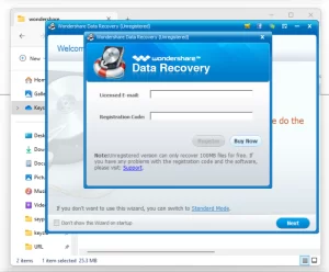 Wondershare Data Recovery Installation & Activation Process