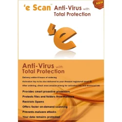 Escan Antivirus 3 User 1 Year Email Delivery