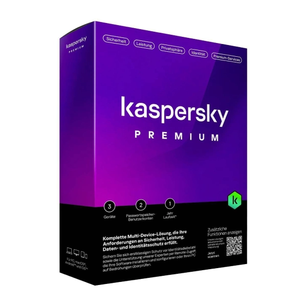 Kaspersky premium 1 User 3 Year Product key Email Delivery