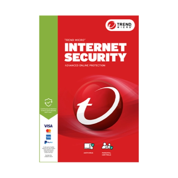 Trend Micro Internet Security 3 User 1 Year Email delivery